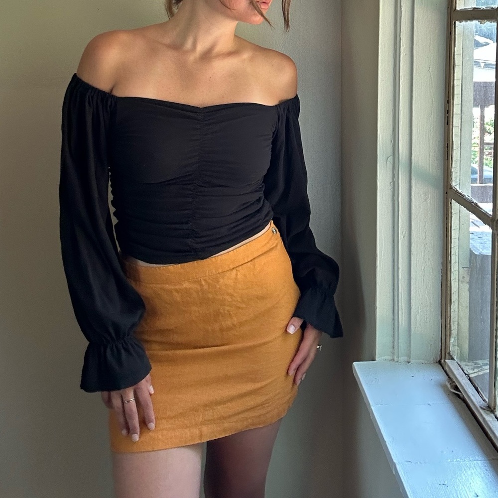 Biton linen skirt